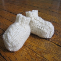 Eileen Casey - Baby Aran Booties